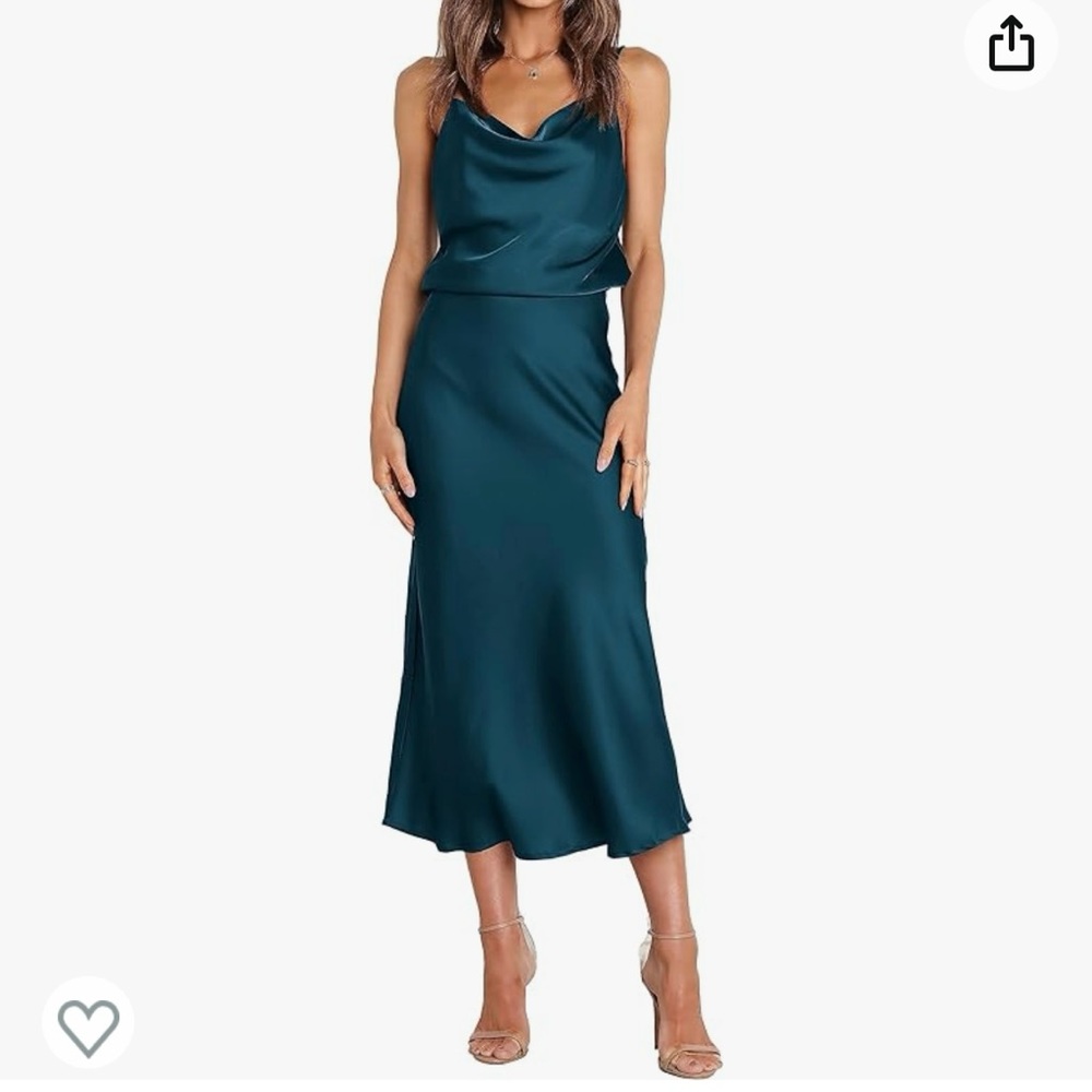 Satin Midi Dress